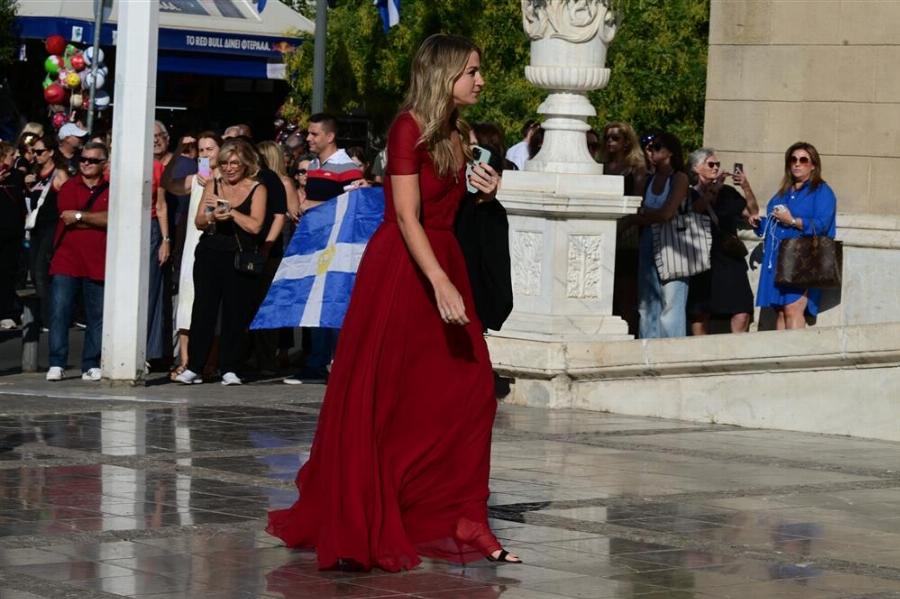 Χρυσή Βαρδινογιάννη: Η υπέροχη εμφάνισή της στον γάμο της Θεοδώρας και του Μάθιου