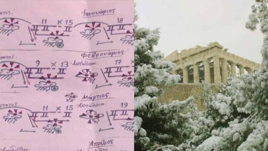 Ανατροπή από τα Μερομήνια: Καμία βελτίωση – Έρχονται χιόνια το πρώτο 10ήμερο του Δεκεμβρίου σε αυτές τις περιοχές