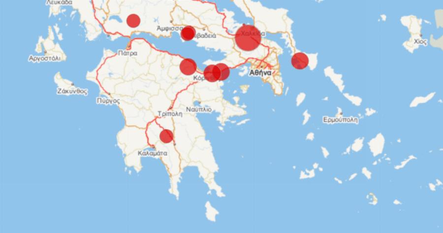 Χάρτης: Συμπλήρωσε το επίθετο σου και δες σε ποιες περιοχές της Ελλάδας υπάρχουν άνθρωποι με το ίδιο επίθετο
