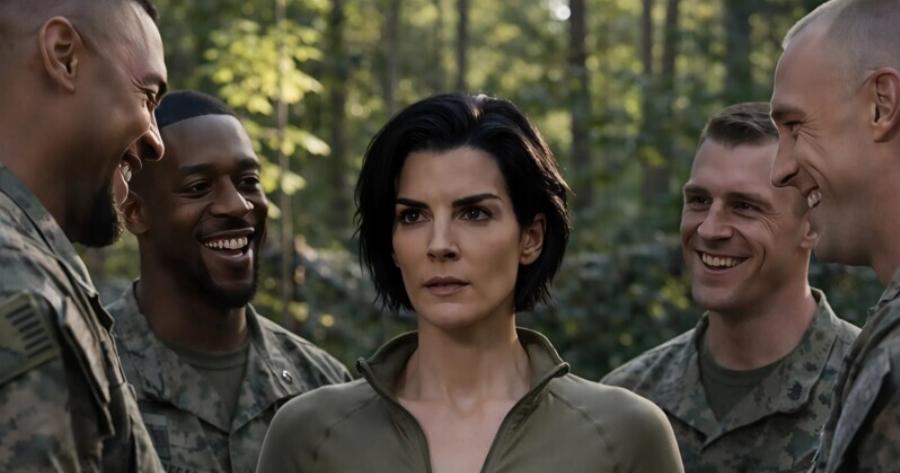 Οι στρατιώτες στο δάσος κορόιδευαν μια νεοσύλλεκτη, πιστεύοντας ότι ένα απλό κορίτσι δεν ήταν αντάξιό τους, αλλά μια πράξη της έκανε όλους να σωπάσουν από σοκn