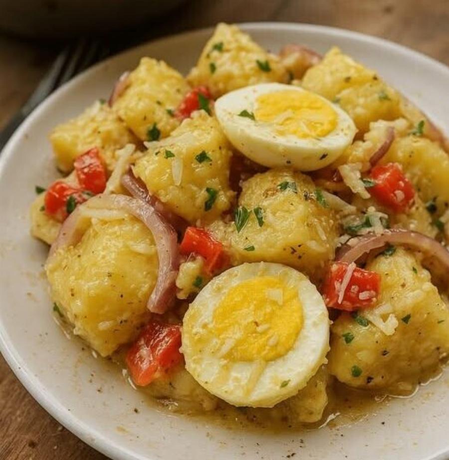 Η πατατοσαλάτα που τρως για βραδινό χωρίς τύψεις — έτοιμη σε χρόνο μηδέν!