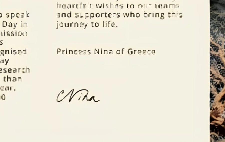 Η Νίνα Φλορ υπέγραψε κείμενο ως «πριγκίπισσα της Ελλάδας» – Δείτε την ανάρτησή της