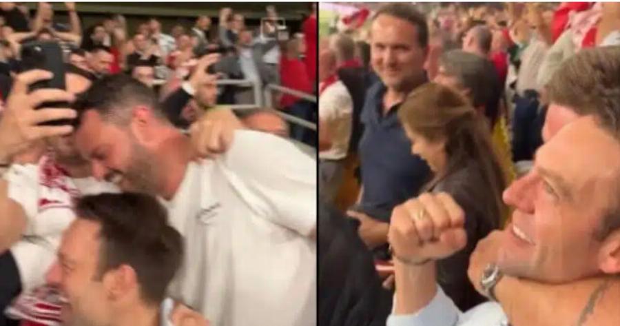 Τpελαμένος Ολυμπιακός έπιασε κεφαλoκλείδωμα τον Κασσελάκη στο γκολ και του είπε: «Θα γίνεις πρωθυπουργός!»