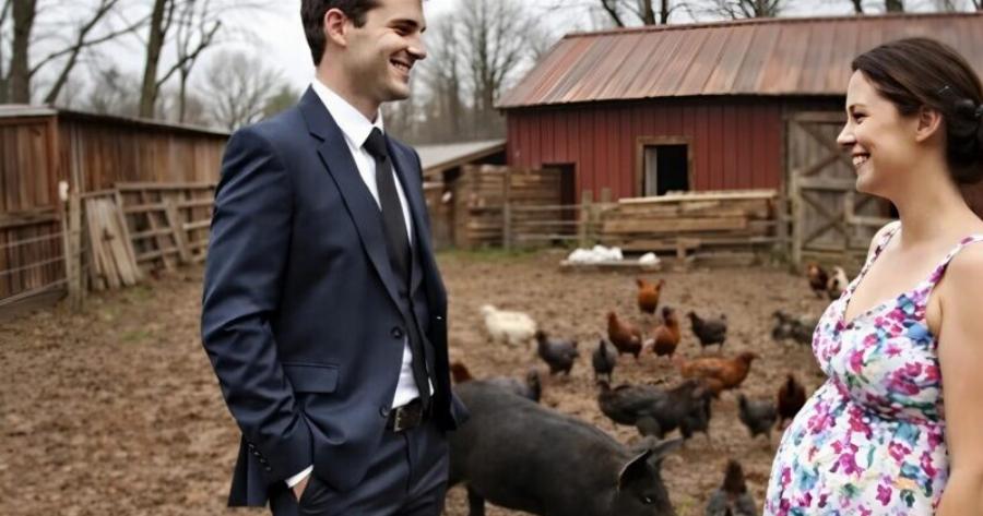 Για να δώσει ένα μάθημα στον αλαζονικό του γιο, ένας εκατομμυριούχος τον στέρησε από την κληρονομιά και τον ανάγκασε να παντρευτεί μια απλή αρμεγίστρια από ένα χωριό, όμως τρεις μήνες αργότερα, όταν πήγε να τους επισκεφτεί, ο πατέρας είδε κάτι που τον άφησε εντελώς σοκαρισμένο