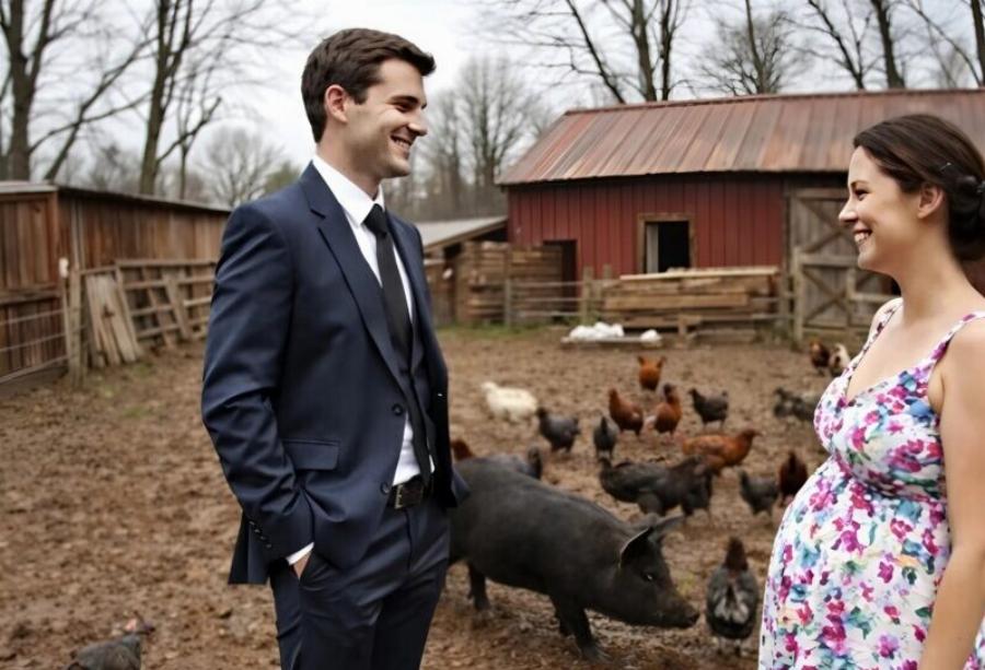 Για να δώσει ένα μάθημα στον αλαζονικό του γιο, ένας εκατομμυριούχος τον στέρησε από την κληρονομιά και τον ανάγκασε να παντρευτεί μια απλή αρμεγίστρια από ένα χωριό, όμως τρεις μήνες αργότερα, όταν πήγε να τους επισκεφτεί, ο πατέρας είδε κάτι που τον άφησε εντελώς σοκαρισμένο