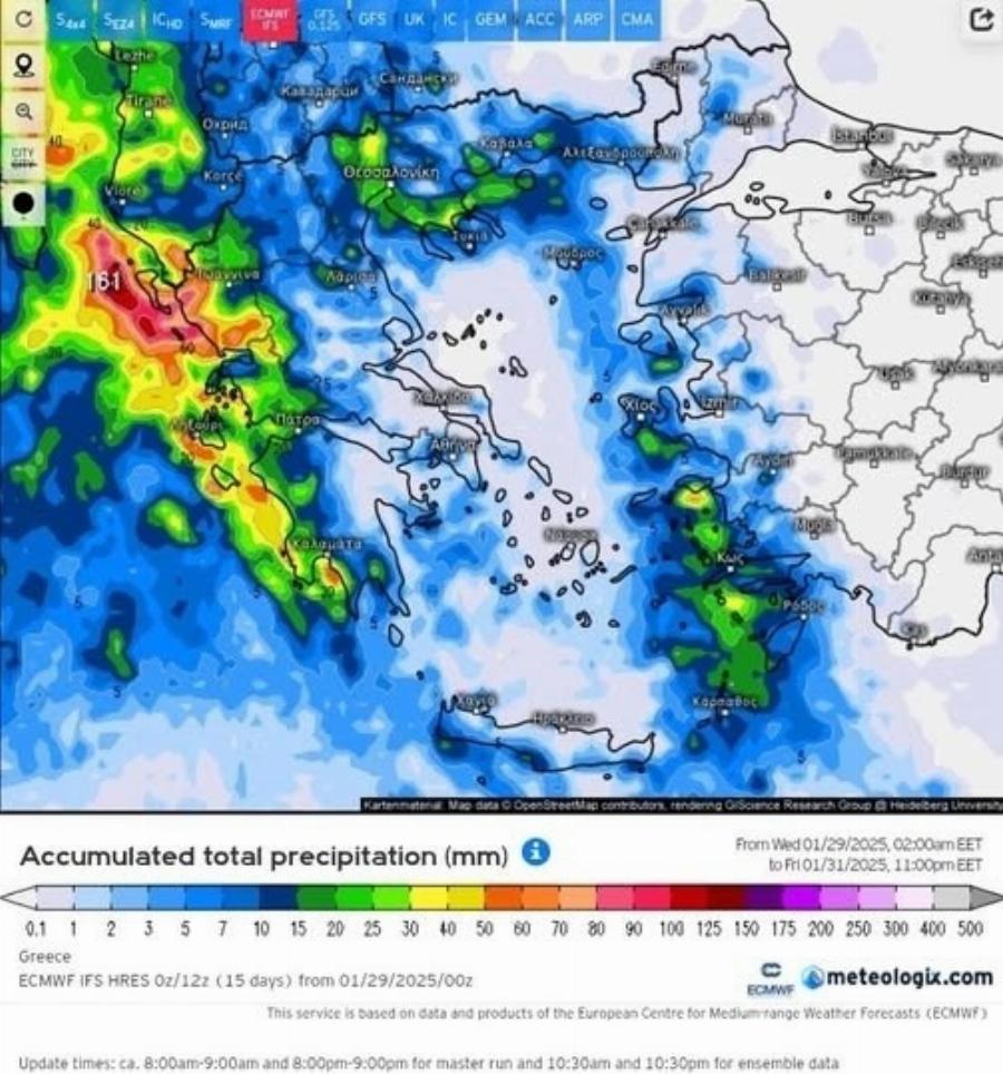 Θα «πνιγούμε» στο χιόνι: «Κλείδωσε» η κακοκαιρία εξπρές – Πού θα χτυπήσει τις επόμενες ώρες