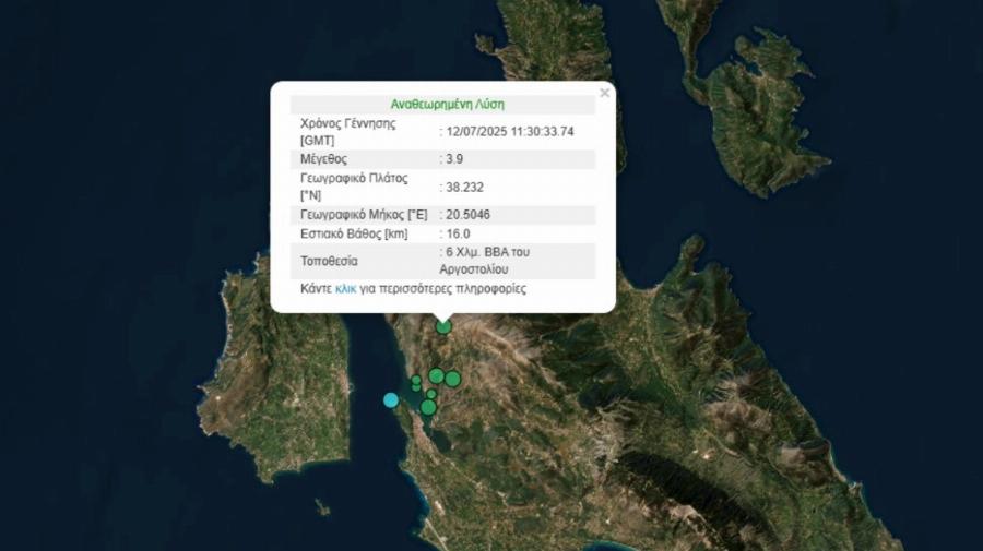 ΕΚΤΑKTO: Νέος σεισμός τώρα στη χώρα μας – Τι συμβαίνει με το γνωστό ρήγμα