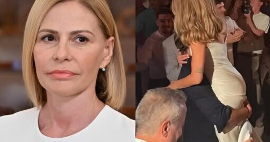Τζένη Μπαλατσινού: Με κίτρινη τουαλέτα στο γλέντι για τον γάμο της κόρης της στη Μεσσηνία-Εξαφανισμένος ο υπουργός Κικίλιας