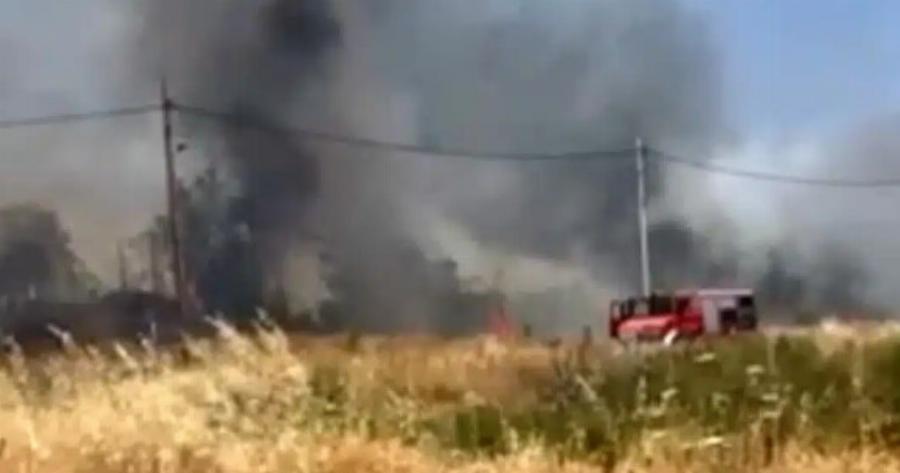 Φωτιά στη Βαρυμπόμπη: Στο σημείο ισχυρές δυνάμεις της Πυροσβεστικής