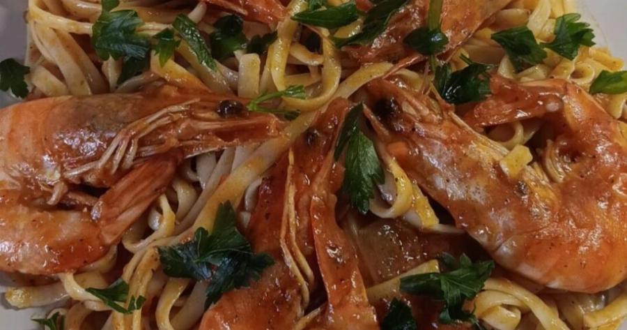 Λιγκουίνι με γαρίδες σαν εστιατορίου, αλλά πιο εύκολα
