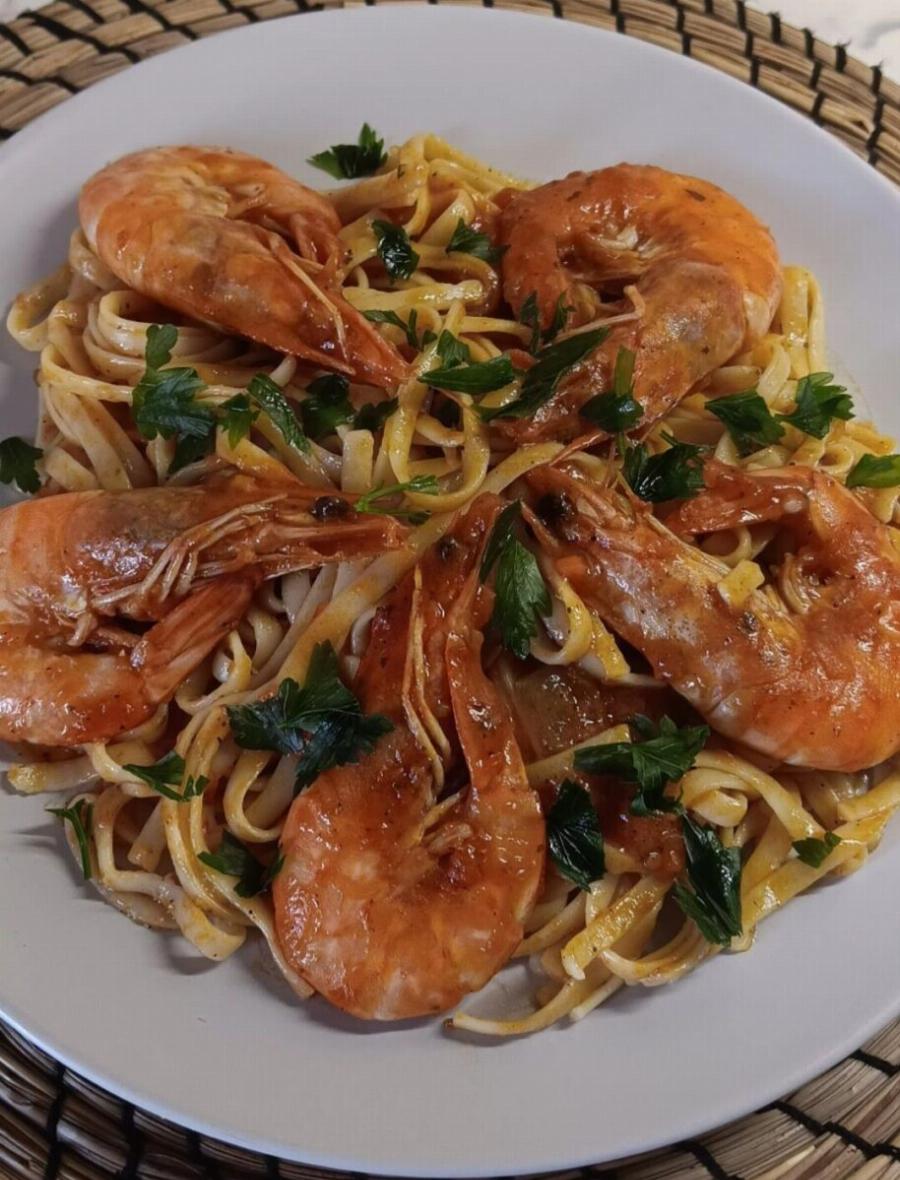 Λιγκουίνι με γαρίδες σαν εστιατορίου, αλλά πιο εύκολα
