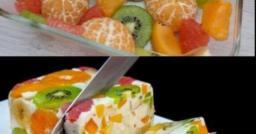 Μωσαϊκό Φρούτων με Κρέμα – Το Πιο Δροσερό & Εντυπωσιακό Επιδόρπιο Ψυγείου!