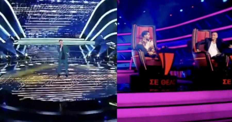 «Κάγκελο» οι κριτές στο The Voice: Μόλις γύρισαν κι είδαν ότι τραγουδούσε πασίγνωστος Έλληνας, πρώην ποδοσφαιριστής
