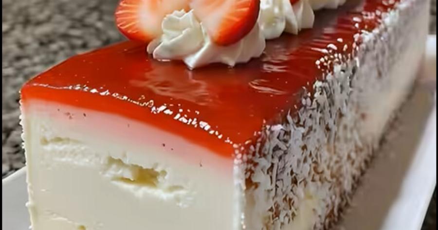 Σπιτικό Cheesecake φράουλα που λιώνει στο στόμα