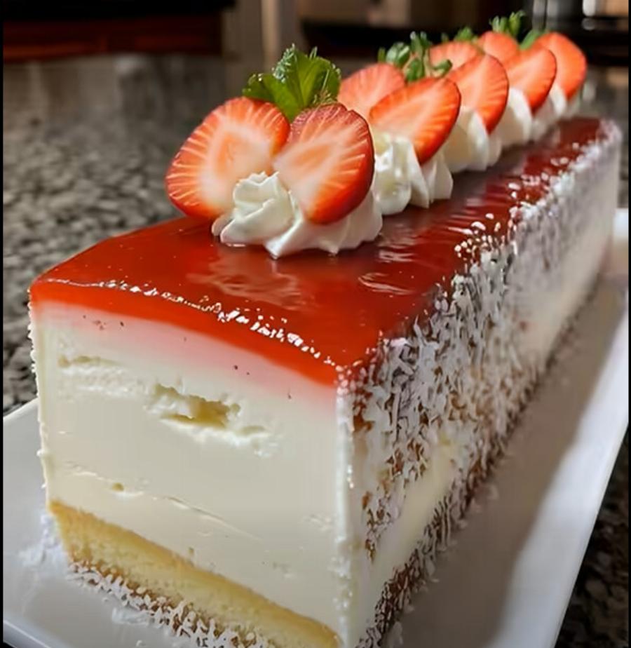 Σπιτικό Cheesecake φράουλα που λιώνει στο στόμα