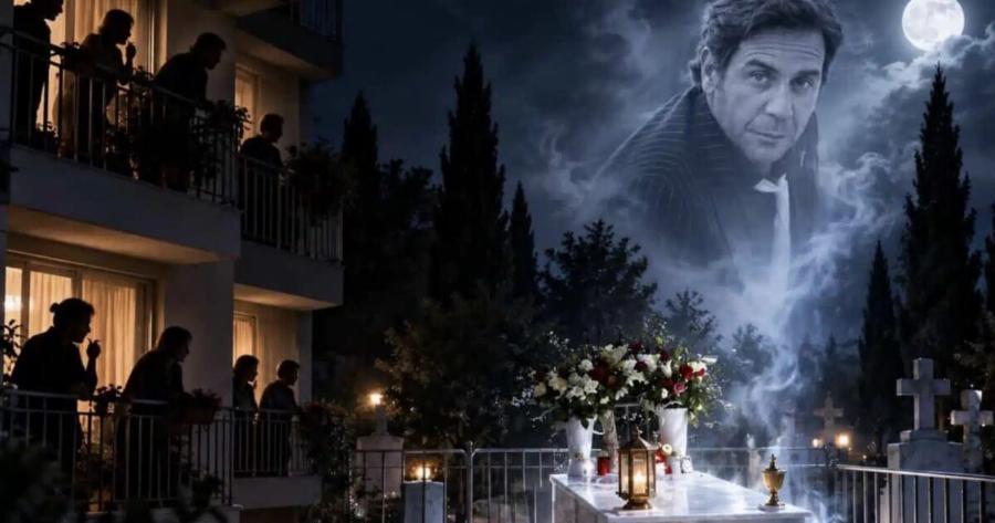 Ανατριχίλα! Τι συνέβη χθες στις 3 τα ξημερώματα στο μνήμα του Μαζωνάκη: Βγήκαν οι γείτονες στα μπαλκόνια – Η μυστηριώδης λάμψη που τους αναστάτωσε