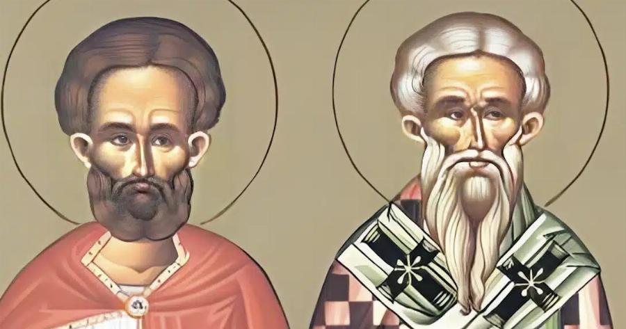 Σήμερα γιορτάζουν οι Άγιοι που ο ένας έδωσε δηλητήριο στον άλλον δεν έπαθε τίποτα και μετά έγινε Χριστιανός