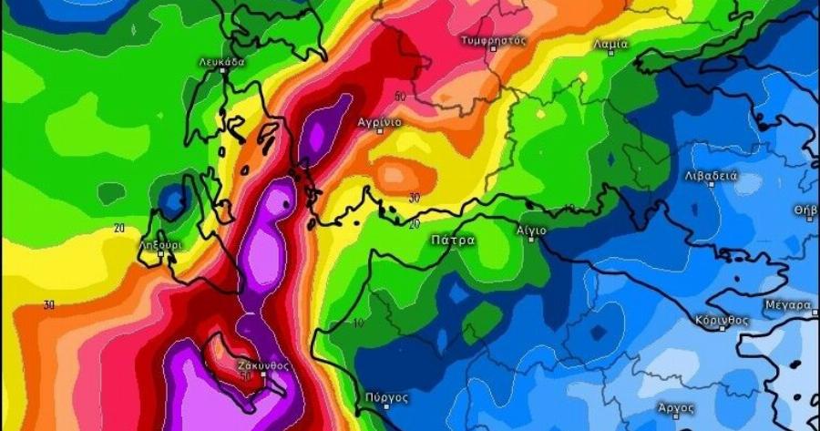Κακοκαιρία με 100 τόνους νερού ανά στρέμμα – Προειδοποίηση Τσατραφύλλια