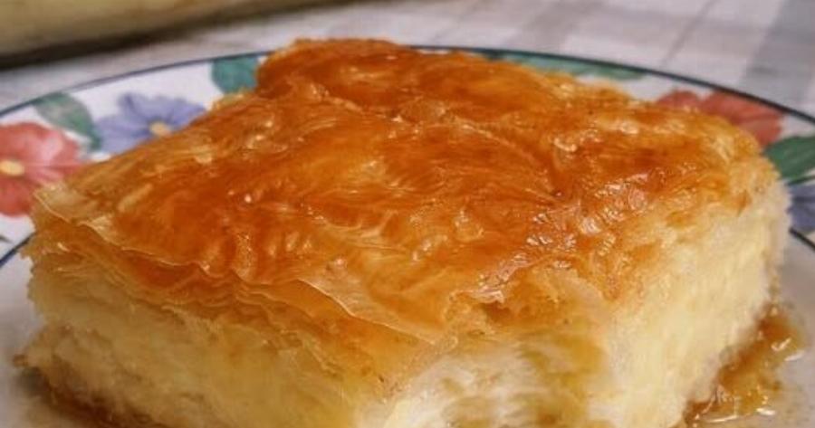 Γαλακτομπούρεκο παλιάς σχολής – δεν λασπώνει και κόβεται τέλεια
