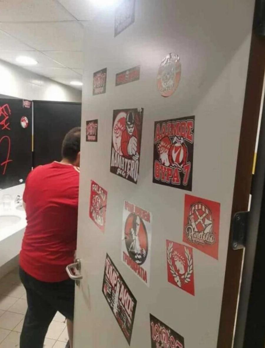 Κυκλοφορούν σε όλο τον πλανήτη: Εικόνες καταστροφής στην OPAP Arena μετά τον τελικό του Conference League