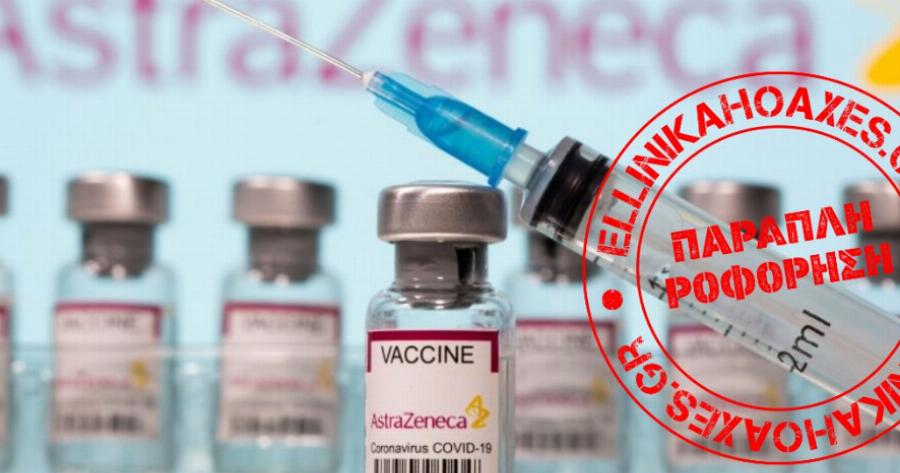 Όχι η AstraZeneca δεν παραδέχτηκε για πρώτη φορά ότι το εμβόλιο της προκαλεί παρενέργειες.