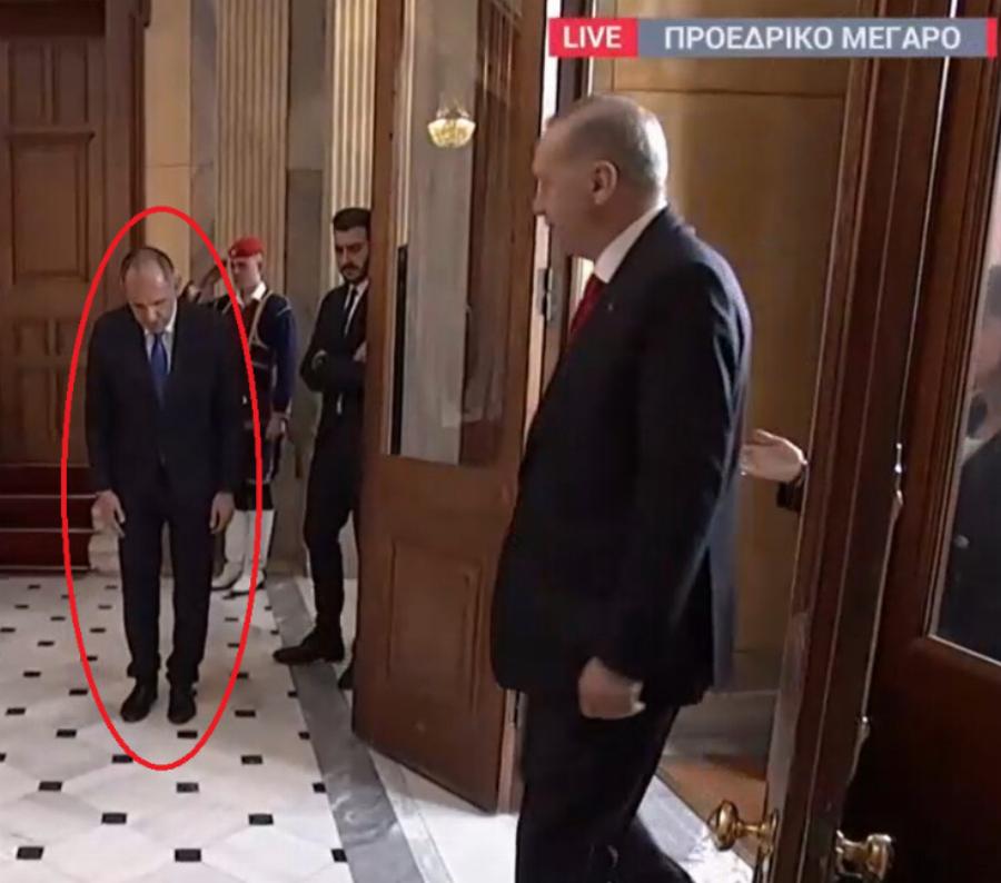 Σάλος με την κίνηση του Γεραπετρίτη μπροστά στον Ερντογάν