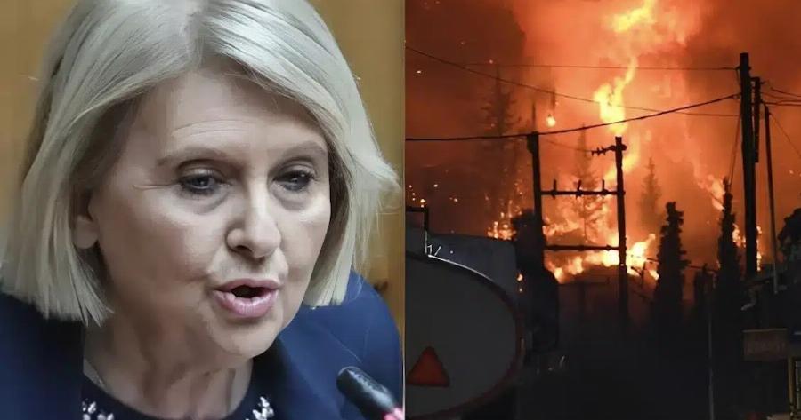 Σοφία Βούλτεψη για φωτιές: «Το πρόβλημα είναι ότι δεν έχουμε εθελοντές»