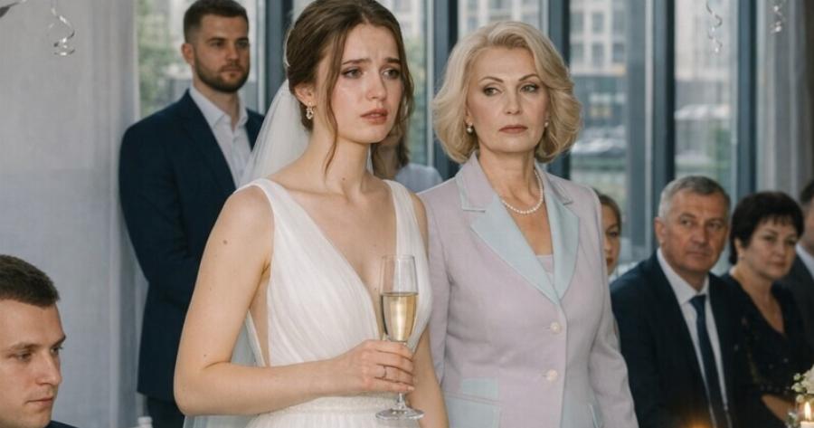 Βγήκα από την τουαλέτα την ημέρα του γάμου μου, και όταν επέστρεφα στη θέση μου, ένας σερβιτόρος με άρπαξε ξαφνικά από το χέρι και είπε: «Μην πιείτε από το ποτήρι σας, η πεθερά σας, έβαλε κάτι μέσα»