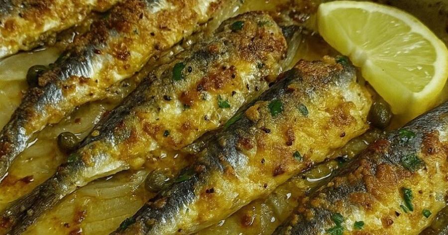 Σαρδέλες στο φούρνο με λεμόνι και κρεμμύδι – Εύκολη και υγιεινή συνταγή