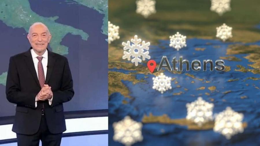 «Χιόνια και στην Αττική! Γερό χαστούκι από τον καιρό…»: Συναγερμός από τον Τάσο Αρνιακό!