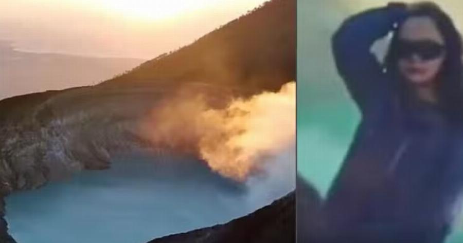 Φpίκη: Έπeσε μέσα σε ενεργό ηφαίστειο ενώ έβγαζε σέλφι