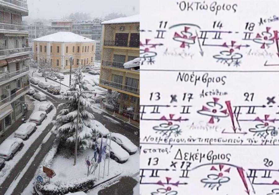 «Σφραγίζουν» τον χιονιά τα Μερομήνια: «Θα πέσει πυκνό στην Αθήνα μόλις μπει…»