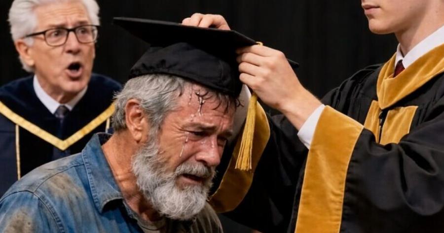 Για είκοσι πέντε χρόνια, ο πατριός μου δούλευε ασταμάτητα στα εργοτάξια, τρέφοντας σιωπηλά ένα τεράστιο όνειρο για μένα: να με δει να αποκτώ διδακτορικό… Την ημέρα της υποστήριξής μου, το έκπληκτο βλέμμα του καθηγητή άφησε όλη την αίθουσα άφωνη