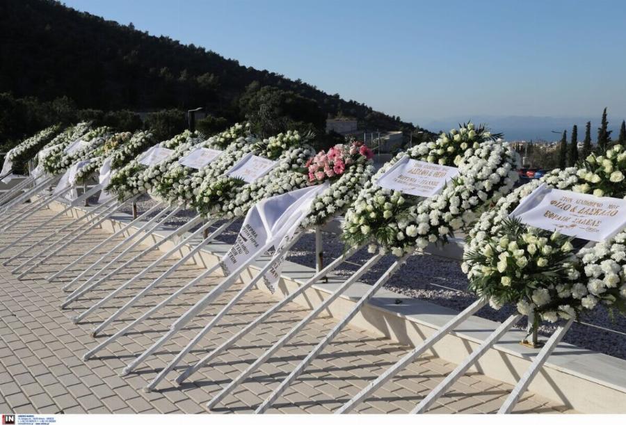 Η γυναίκα του υποβασταζόμενη από τους γιους της: Σε κλίμα οδύνης η κηδεία του Χάρη Κωστόπουλου αυτή τη στιγμή