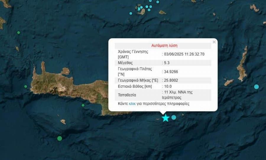 Μεγάλος, Iσxupoς σεισμoς τώρα