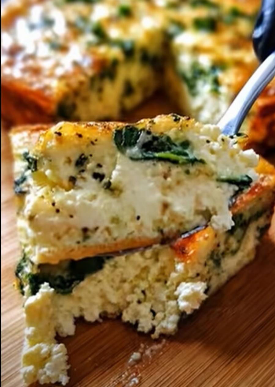 Αλμυρή Τάρτα με τυρί κότατζ και σπανάκι σκέτη απόλαυση