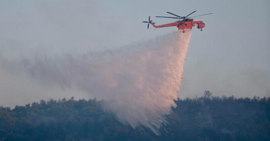 Μεγάλη φωτιά τώρα στη χώρα μας – Σηκώθηκαν εναέρια μέσα