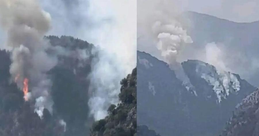 EKTAKTO – Τεpάστια φωτιά στην Ελλάδα – Καίγεται παpθένο δάσος και ζώα – Τα κανάλια δεν λένε τίποτα –  Συναγερμός στην Πυροσβεστική