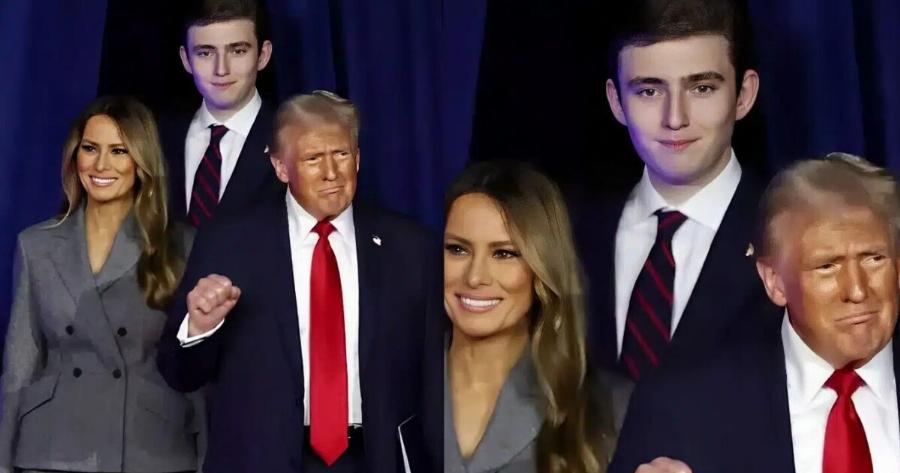 Έχει ύψος 2,06 μέτρα: Όλοι ψάχνουν να βρουν ποιος είναι αuτός πίσω από τον Τραμπ και τη Μελάνια – Έκλεψε την παράσταση