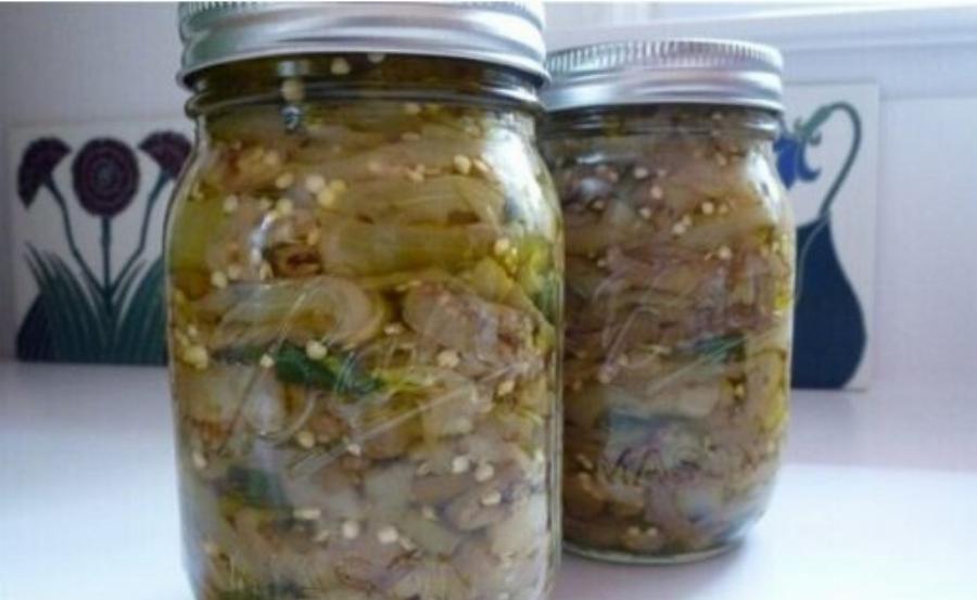 Μελιτζάνες τουρσί… το πιο νόστιμο συνοδευτικό που έχω πάντα στο ψυγείο!