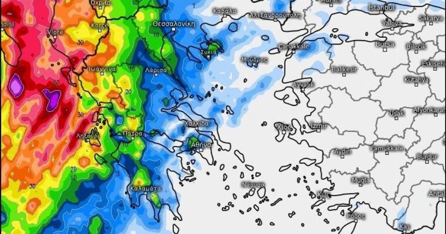Τόνοι νερού στη χώρα – Έρχεται «Tέpας» Kακoκαιpiας – Κλείστε πόρτες και παράθυρα