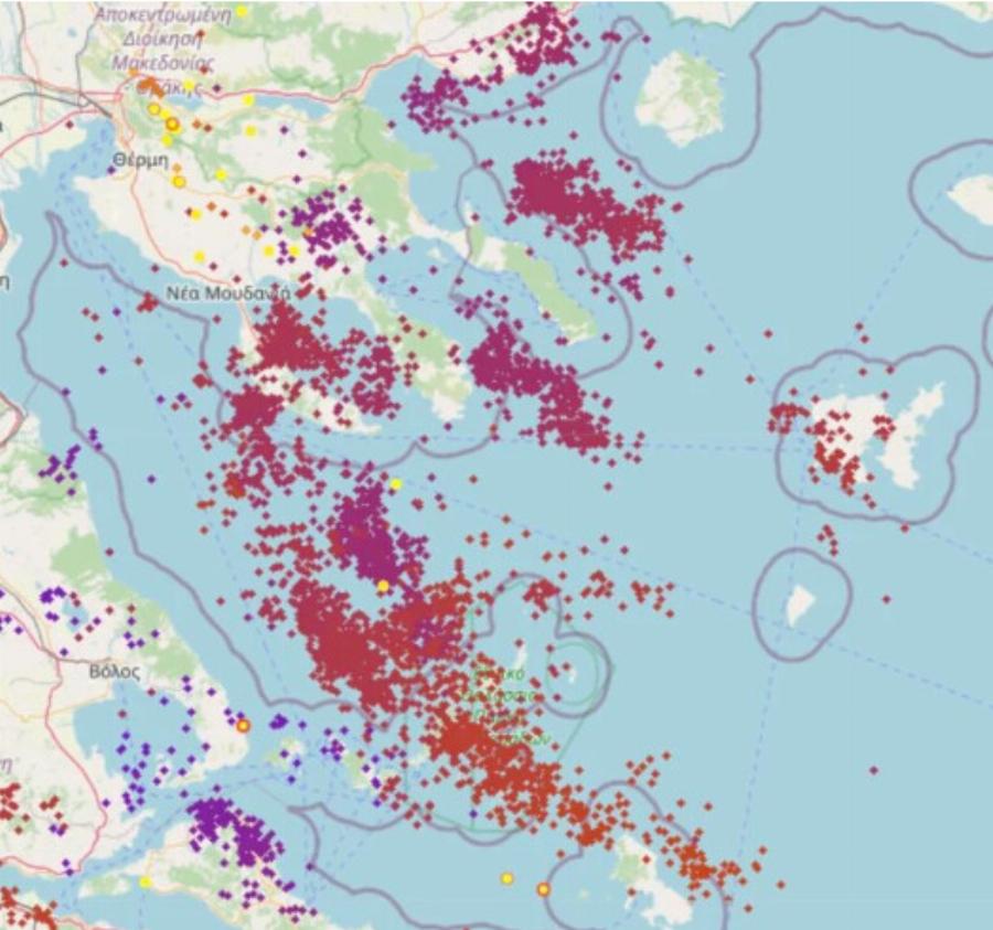 Σε συναγερμό η Αττική λόγω κακοκαιρίας – Οι επικίνδυνες περιοχές που πέφτουν οι περισσότεροι κεραυνοί