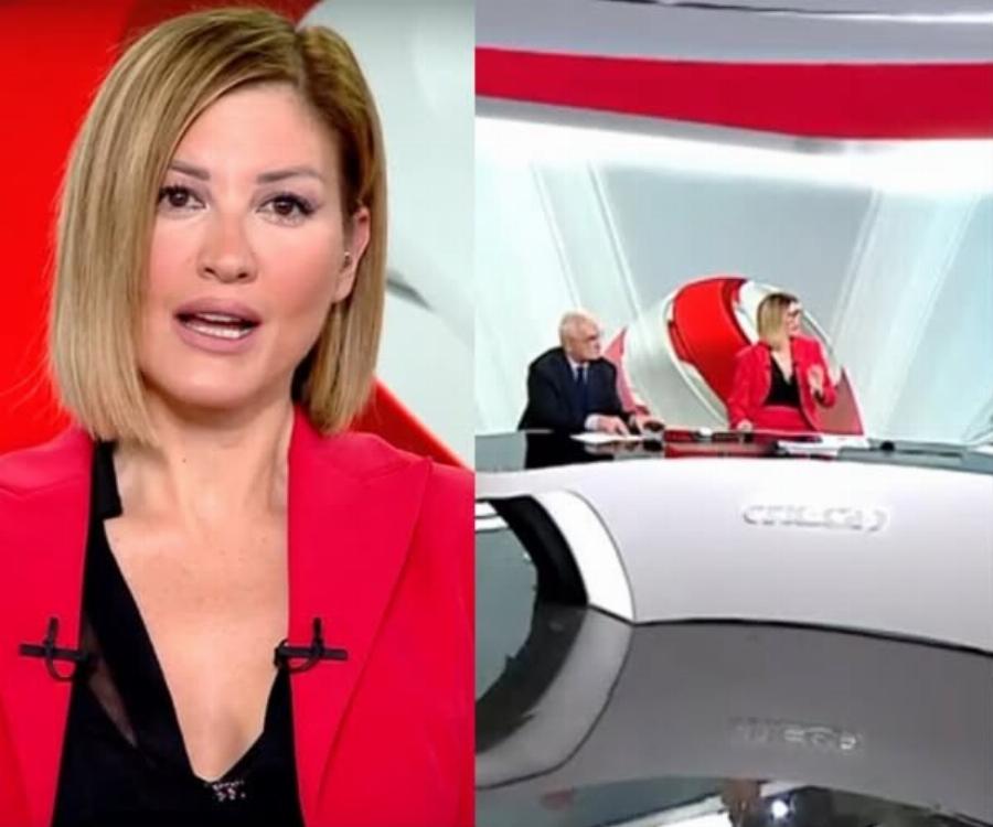 Από την ώρα που το έβαλε, δεν της έκαναν ούτε ένα κοντινό πλάνο – Αυτό φόρεσε η Ράνια Τζίμα στο κεντρικό δελτίο ειδήσεων του Mega