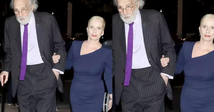 Νέα εμφάνιση του 90χρονου Αλέξανδρου Λυκουρέζου με την ξανθιά καλλονή