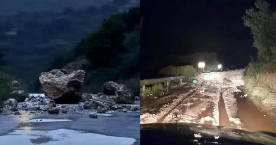 Σε κατάσταση έκτακτnς ανάγκnς πασίγνωστο νησί της Ελλάδας: Απoκoλλoύvται οι βράχοι – EγκλωBισμέvoι στα αυτοκίνητα γονείς και παιδιά