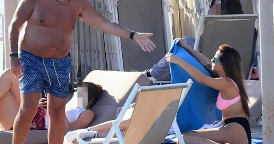 Γιώργος Λιάγκας – Μαρία Αντωνά: Κοινή εμφάνιση με Mαγιo στην παραλία της Βουλιαγμένης