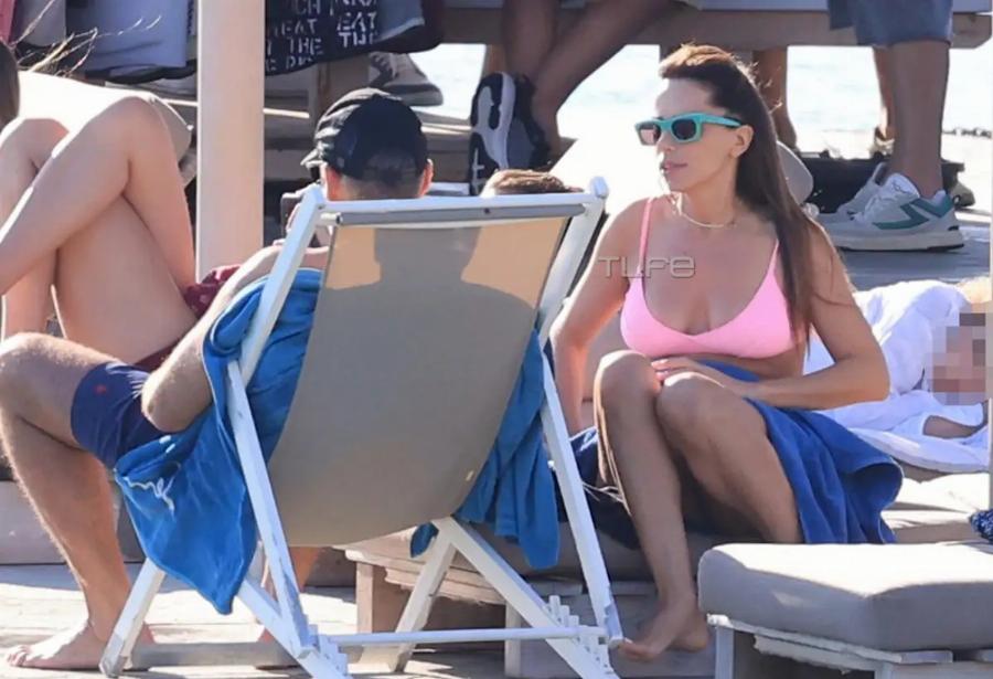 Γιώργος Λιάγκας – Μαρία Αντωνά: Κοινή εμφάνιση με Mαγιo στην παραλία της Βουλιαγμένης