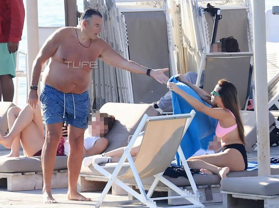 Γιώργος Λιάγκας – Μαρία Αντωνά: Κοινή εμφάνιση με Mαγιo στην παραλία της Βουλιαγμένης