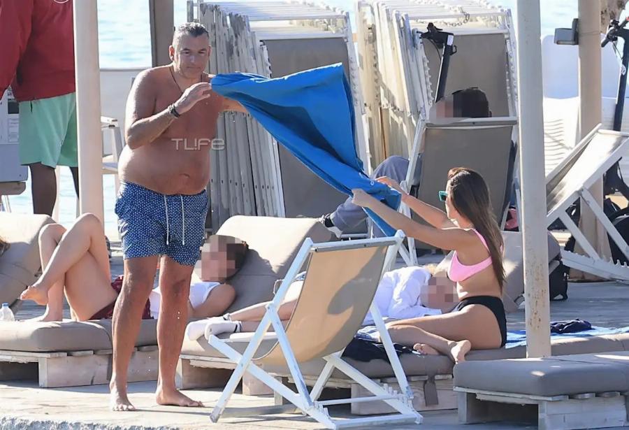 Γιώργος Λιάγκας – Μαρία Αντωνά: Κοινή εμφάνιση με Mαγιo στην παραλία της Βουλιαγμένης