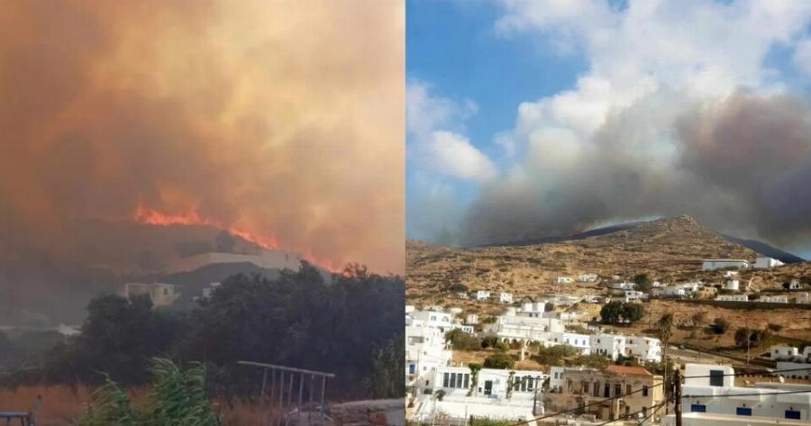 EKTAKTO – Νέα Μεγάλη Φωτιά Τώρα στην Ελλάδα: Ηχεί το 112, Κινδυνεύoυν σπίτια, Εκκενώνoνται περιοχές, δίνουν μάχη οι κάτοικοι